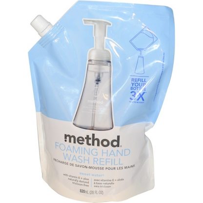 METHOD, FOAMING HAND WASH REFILL, SWEET WATER, 28 FL OZ / 828ml