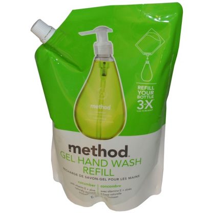 METHOD, GEL HAND WASH REFILL, CUCUMBER, 34 FL OZ / 1 L)