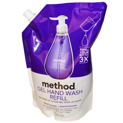 METHOD, GEL HAND WASH REFILL, FRENCH LAVENDER, 34 FL OZ / 1 L)