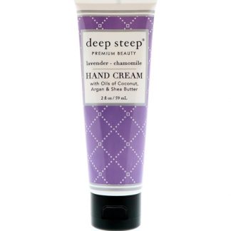 DEEP STEEP, HAND CREAM, LAVENDER CHAMOMILE, 2 FL OZ / 59ml