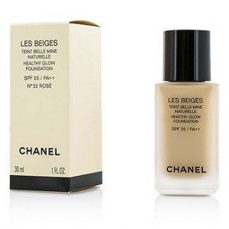 CHANEL LES BEIGES HEALTHY GLOW FOUNDATION SPF 25 - NO. 32 ROSE 30ML/1OZ