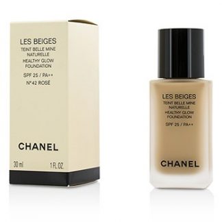 CHANEL LES BEIGES HEALTHY GLOW FOUNDATION SPF 25 - NO. 42 ROSE 30ML/1OZ