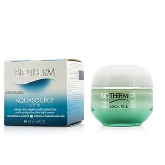 BIOTHERM AQUASOURCE MULTI-PROTECTIVE ULTRA-LIGHT CREAM SPF 15 - FOR NORMAL/COMBINATION SKIN 50ML/1.69OZ