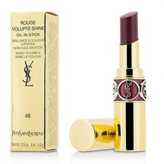 YVES SAINT LAURENT ROUGE VOLUPTE SHINE - # 48 SMOKING PLUM 4.5G/0.15OZ