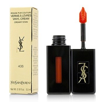 YVES SAINT LAURENT ROUGE PUR COUTURE VERNIS A LEVRES GLOSSY STAIN