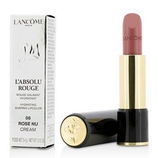 LANCOME L' ABSOLU ROUGE HYDRATING SHAPING LIPCOLOR - # 06 ROSE NU (CREAM) 3.4G/0.12OZ