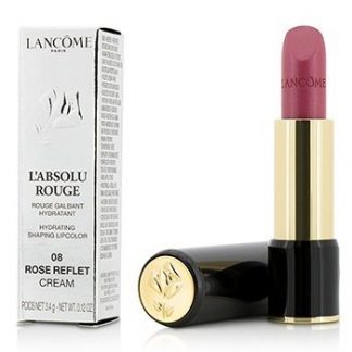 LANCOME L' ABSOLU ROUGE HYDRATING SHAPING LIPCOLOR - # 08 ROSE REFLET (CREAM) 3.4G/0.12OZ