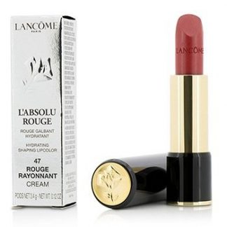 LANCOME L' ABSOLU ROUGE HYDRATING SHAPING LIPCOLOR - # 47 ROUGE RAYONNANT (CREAM) 3.4G/0.12OZ