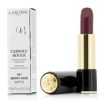 LANCOME L' ABSOLU ROUGE HYDRATING SHAPING LIPCOLOR - # 397 BERRY NOIR (MATTE) 3.4G/0.12OZ