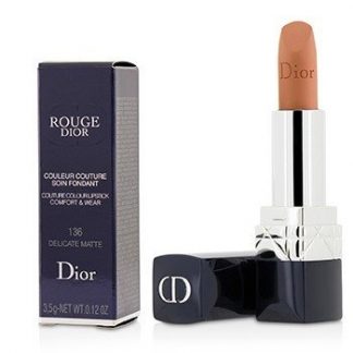 CHRISTIAN DIOR ROUGE DIOR COUTURE COLOUR COMFORT &AMP; WEAR MATTE LIPSTICK - # 136 DELICATE MATTE 3.5G/0.12OZ