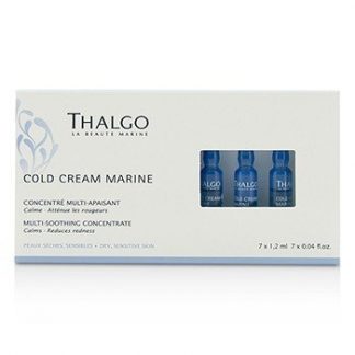 THALGO COLD CREAM MARINE MULTI-SOOTHING CONCENTRATE 7X1.2ML/0.04OZ