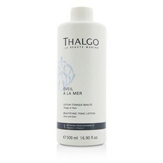 THALGO EVEIL A LA MER BEAUTIFYING TONIC LOTION (FACE &AMP; EYES) - FOR ALL SKIN TYPES, EVEN SENSITIVE SKIN (SALON SIZE) 500ML/16.9OZ