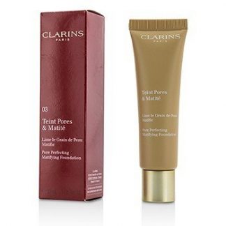 CLARINS PORE PERFECTING MATIFYING FOUNDATION - # 03 NUDE HONEY 30ML/1OZ