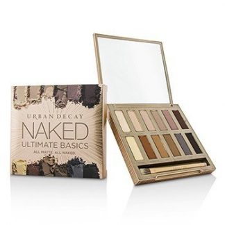 URBAN DECAY NAKED ULTIMATE BASICS EYESHADOW PALETTE: 12X EYESHADOW, 1X DOUBLED ENDED BLENDING AND SMUDGER BRUSH -