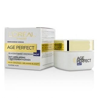 L'OREAL AGE PERFECT RE-HYDRATING NIGHT CREAM - FOR MATURE SKIN 50ML/1.7OZ