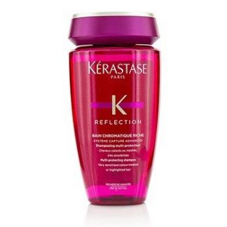 KERASTASE REFLECTION BAIN CHROMATIQUE RICHE MULTI-PROTECTING SHAMPOO (VERY SENSITIZED COLOUR-TREATED OR HIGHLIGHTED HAIR) 250ML/8.5OZ