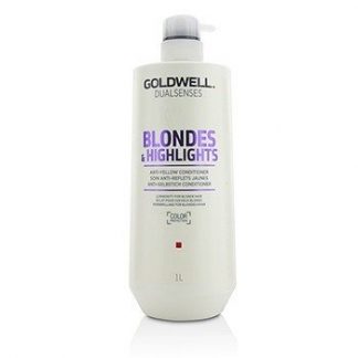 GOLDWELL DUAL SENSES BLONDES &AMP; HIGHLIGHTS ANTI-YELLOW CONDITIONER (LUMINOSITY FOR BLONDE HAIR) 1000ML/33.8OZ