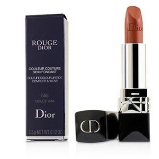 CHRISTIAN DIOR ROUGE DIOR COUTURE COLOUR COMFORT &AMP; WEAR LIPSTICK - # 555 DOLCE VITA F002783555 3.5G/0.12OZ