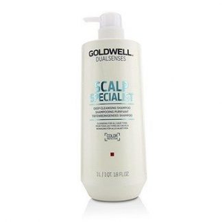 GOLDWELL DUAL SENSES SCALP SPECIALIST DEEP CLEANSING SHAMPOO (CLEANSING FOR ALL HAIR TYPES) 1000ML/33.8OZ