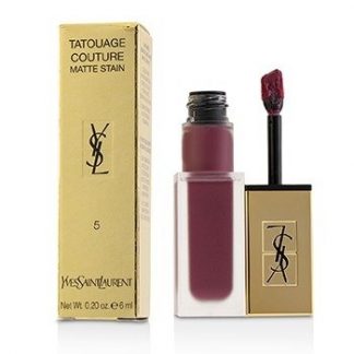 YVES SAINT LAURENT TATOUAGE COUTURE MATTE STAIN - # 5 ROSEWOOD GANG 6ML/0.2OZ