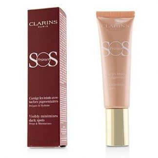 CLARINS SOS PRIMER - # 03 CORAL (VISIBLY MINIMIZES DARK SPOTS) 30ML/1OZ