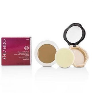 SHISEIDO SHEER &AMP; PERFECT COMPACT FOUNDATION SPF 21 (CASE + REFILL) - # B60 NATURAL DEEP BEIGE 10G/0.35OZ