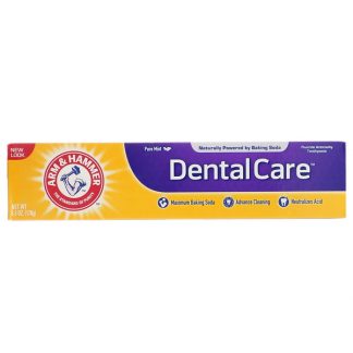 ARM & HAMMER, DENTAL CARE, FLUORIDE ANTICAVITY TOOTHPASTE, PURE MINT, 6.3 OZ / 178g