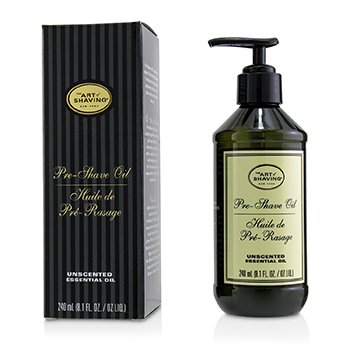 THE ART OF SHAVING PRE-SHAVE OIL - UNSCENTED (WITH PUMP) 240ML/8.1OZ