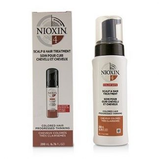 NIOXIN DIAMETER SYSTEM 4 SCALP &AMP; HAIR TREATMENT (COLORED HAIR, PROGRESSED THINNING, COLOR SAFE) 200ML/6.76OZ