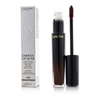 LANCOME L'ABSOLU LACQUER BUILDABLE SHINE &AMP; COLOR LONGWEAR LIP COLOR - # 296 ENCHANTEMENT 8ML/0.27OZ