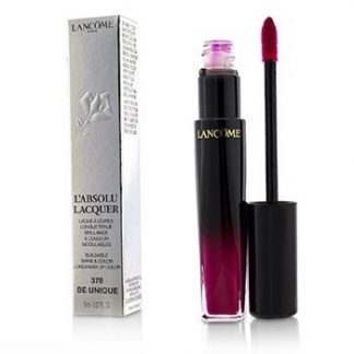 LANCOME L'ABSOLU LACQUER BUILDABLE SHINE &AMP; COLOR LONGWEAR LIP COLOR - # 378 BE UNIQUE 8ML/0.27OZ