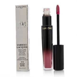 LANCOME L'ABSOLU LACQUER BUILDABLE SHINE &AMP; COLOR LONGWEAR LIP COLOR - # 312 FIRST DATE 8ML/0.27OZ