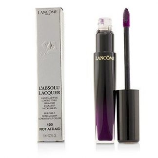 LANCOME L'ABSOLU LACQUER BUILDABLE SHINE &AMP; COLOR LONGWEAR LIP COLOR - # 490 NOT AFRAID 8ML/0.27OZ