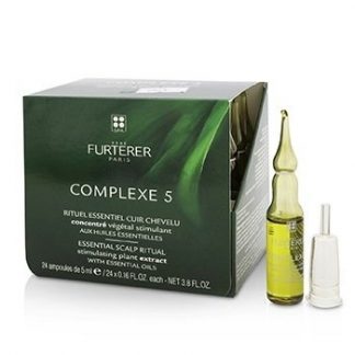 RENE FURTERER COMPLEXE 5 ESSENTIAL SCALP RITUAL STIMULATING PLANT EXTRACT WITH ESSENTIAL OILS 24X5ML/0.16OZ