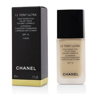 CHANEL LE TEINT ULTRA ULTRAWEAR FLAWLESS FOUNDATION LUMINOUS MATTE FINISH SPF15 - # 10 BEIGE 30ML/1OZ