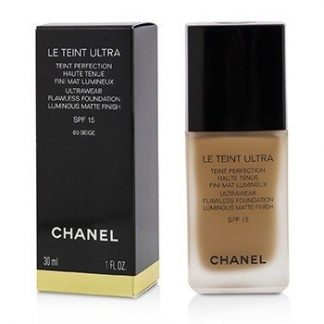 CHANEL LE TEINT ULTRA ULTRAWEAR FLAWLESS FOUNDATION LUMINOUS MATTE FINISH SPF15 - # 60 BEIGE 30ML/1OZ