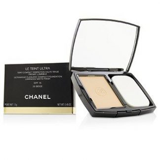 CHANEL LE TEINT ULTRA ULTRAWEAR FLAWLESS COMPACT FOUNDATION LUMINOUS MATTE FINISH SPF15 - # 30 BEIGE 13G/0.45OZ