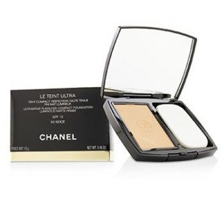 CHANEL LE TEINT ULTRA ULTRAWEAR FLAWLESS COMPACT FOUNDATION LUMINOUS MATTE FINISH SPF15 - # 50 BEIGE 13G/0.45OZ