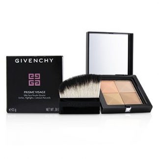 GIVENCHY PRISME VISAGE SILKY FACE POWDER QUARTET - # 7 TAFFETAS CARAMEL 11G/0.38OZ