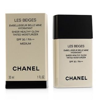 CHANEL LES BEIGES SHEER HEALTHY GLOW TINTED MOISTURIZER SPF 30 - # MEDIUM LIGHT 30ML/1OZ