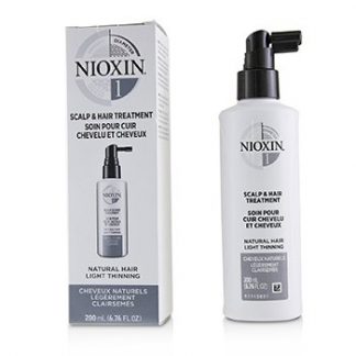 NIOXIN DIAMETER SYSTEM 1 SCALP &AMP; HAIR TREATMENT (NATURAL HAIR, LIGHT THINNING) 200ML/6.76OZ