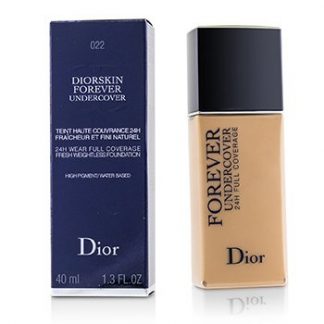 CHRISTIAN DIOR DIORSKIN FOREVER UNDERCOVER 24H WEAR FULL COVERAGE WATER BASED FOUNDATION - # 022 CAMEO 40ML/1.3OZ