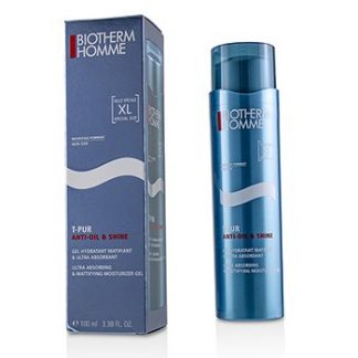 BIOTHERM HOMME T-PUR ANTI OIL &AMP; SHINE ULTRA ABSORBING &AMP; MATTIFYING MOISTURIZER GEL 100ML/3.38OZ