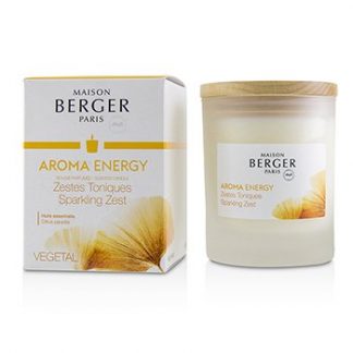 LAMPE BERGER SCENTED CANDLE - AROMA ENERGY (CITRUS PARADISI) 180G/6.3OZ