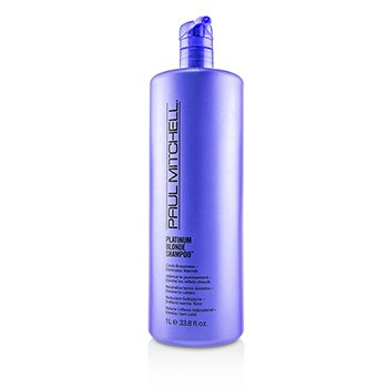 PAUL MITCHELL PLATINUM BLONDE SHAMPOO (COOLS BRASSINESS - ELIMINATES WARMTH) 1000ML/33.8OZ