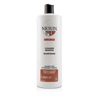 NIOXIN DERMA PURIFYING SYSTEM 4 CLEANSER SHAMPOO (COLORED HAIR, PROGRESSED THINNING, COLOR SAFE) 1000ML/33.8OZ
