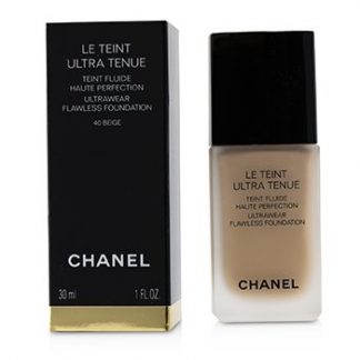 CHANEL LE TEINT ULTRA TENUE ULTRAWEAR FLAWLESS FOUNDATION - # 40 BEIGE 30ML/1OZ