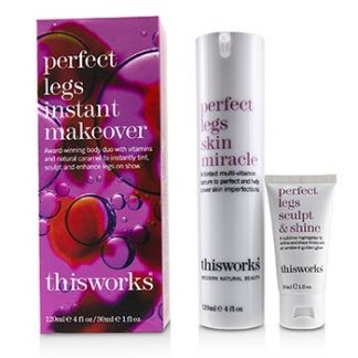 THIS WORKS PERFECT LEGS INSTANT MAKEOVER KIT: PERFECT LEGS SKIN MIRACLE SERUM 120ML + PERFECT LEGS SCULPT &AMP; SHINE 30ML 2PCS