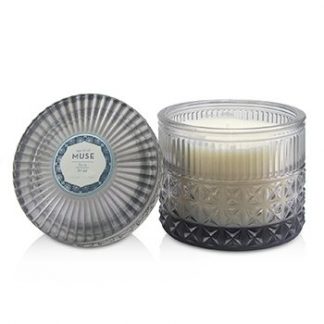 CAPRI BLUE MUSE FACETED JAR CANDLE - RAIN 312G/11OZ