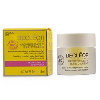 DECLEOR AROMESSENCE ROSE D'ORIENT SOOTHING COMFORT NIGHT FACE BALM - FOR SENSITIVE SKIN 15ML/0.47OZ